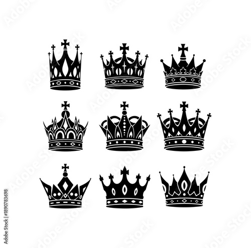 Collection of Royal Crown Vectors