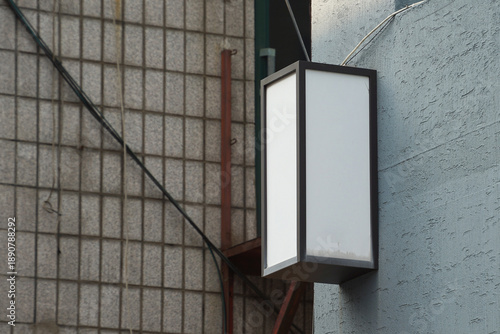 Street sign mock-up ad photo