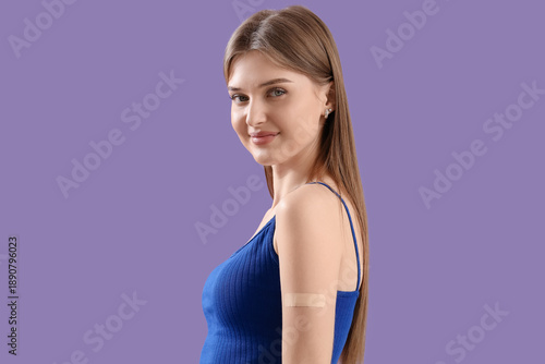 Beautiful young woman with ...