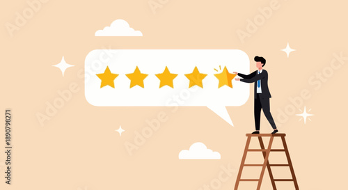 Good review and rating stars