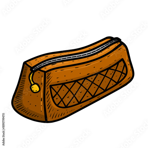 Illustration of purse isolated