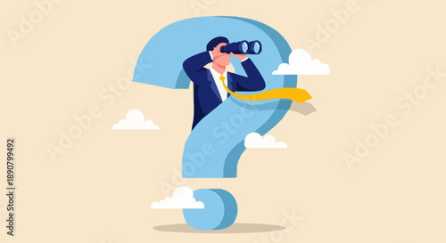 Looking For Answers Concept