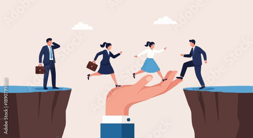 Helping Hand Business Concept