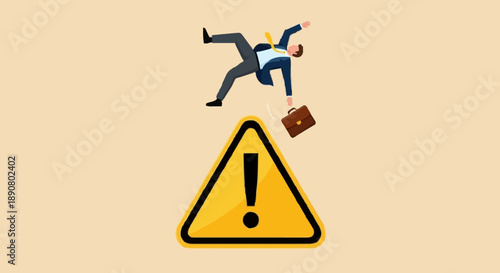 Business Risk And Danger Sign