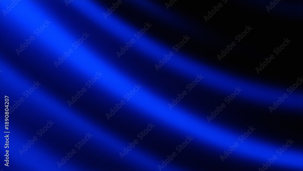 Obraz premium Wavy abstract blue fabric texture with light reflections