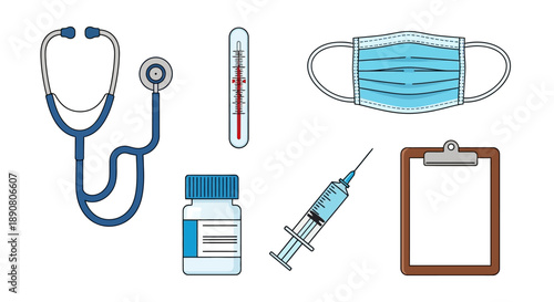Medical equipment for health check and treatment procedures