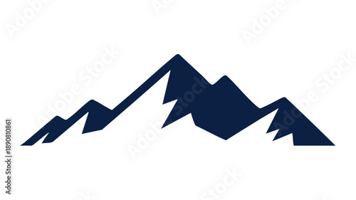 Mountain range vector illustration