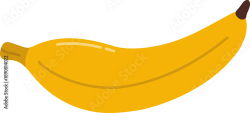 Healthy Food Illustration of Fresh Yellow Banana