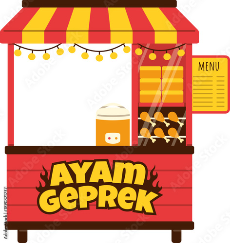 Warung Makanan Ayam Geprek Indonesia