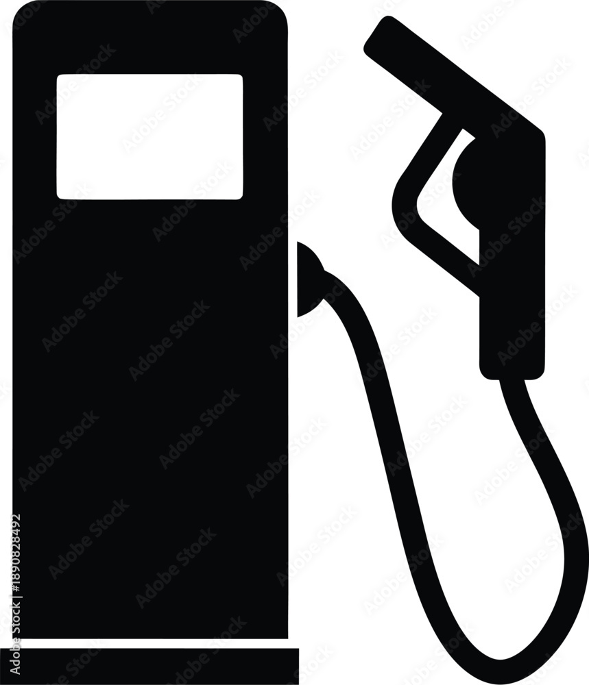 Fototapeta premium Gas Pump Illustration Icon