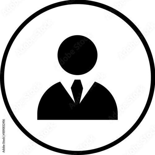 Simple Black User Icon