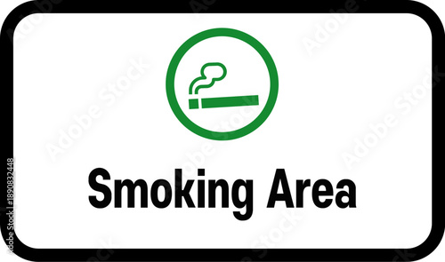 Smoking Area Sign