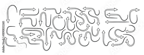 arrow clipart design illustration isoalted on white background 