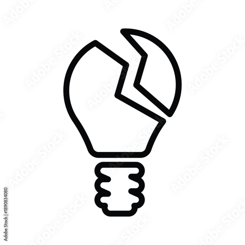 Broken idea icon