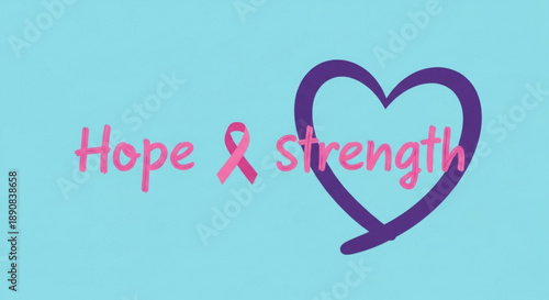 Heartfelt illustration of hope and strength symbolizing resilience and courage in the face of adversity