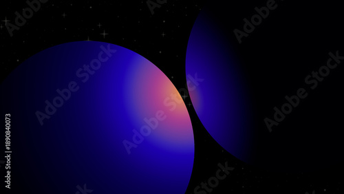 Abstract Gradient Background Curve Purple