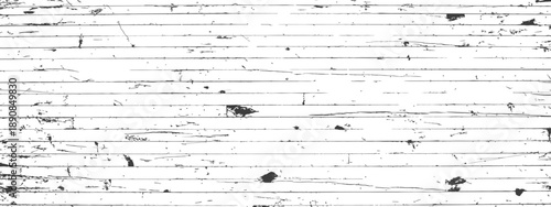 Distressed Wooden Planks Texture Vector Overlay Grunge Old Weathered Wood Background Black and White