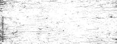 Distressed grunge texture overlay vector with cracked horizontal lines Black and white vintage background graphic element