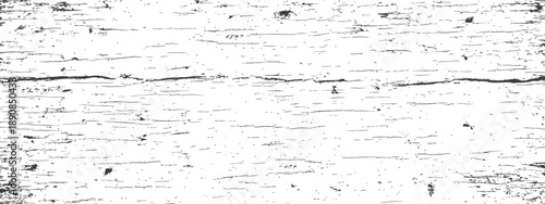 Distressed Wood Grain Grunge Texture Overlay Black and White Vector Background Effect