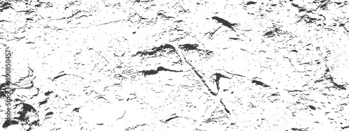 Seamless distressed vector texture Black and white grunge overlay background with cracks, scratches, and abstract weathering effect