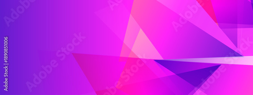 Vibrant violet and pink crystalline geometric design with deep shadows and transparent triangular gradients
