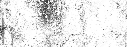 Abstract Grunge Vector Texture Overlay Distressed Background Black and White Weathered Surface