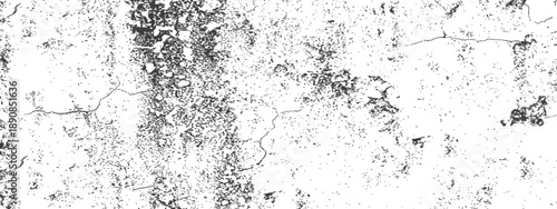 Wallpaper Mural Grunge Texture Overlay Vector Distressed Rough Concrete Wall Surface Black and White Abstract Cracks Torontodigital.ca