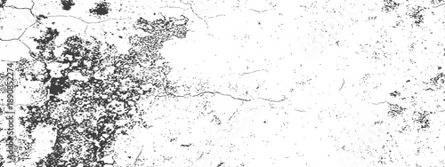Abstract black and white grunge texture vector overlay distressed cracked wall background dirty speckle pattern