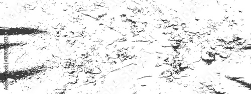 High contrast distressed grunge overlay texture vector black and white abstract background element for vintage effect design