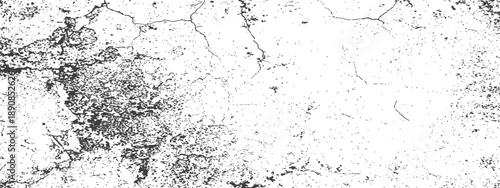 Grunge vector texture distressed background with cracks noise and dust overlay monochrome abstract pattern