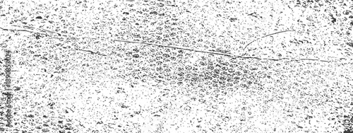 Monochrome Distressed Vector Grunge Texture with Bubble Pattern and Scratches Overlay Background