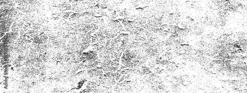 Gritty Vector Distress Texture Black and White Overlay Background Grunge Effect Abstract Rough Surface