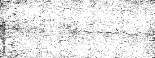 Black Grunge Distressed Texture Overlay Vector Illustration Aged Background Rough Surface Dust Scratch Effect