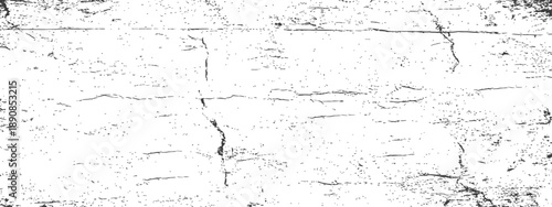 Severe Cracked Grunge Distress Texture Overlay Black and White Vector Background Abstract Old Rough Surface