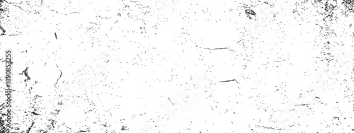 Abstract monochrome distressed texture vector overlay Grunge dust scratches crack pattern background for vintage retro design effects