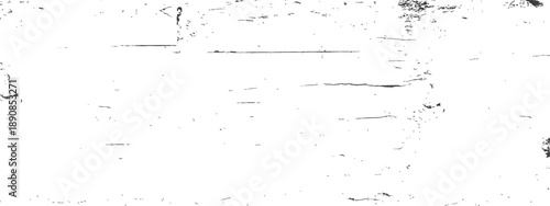 Vector grunge distressed overlay texture with scratches and dust marks on a white background for design projects