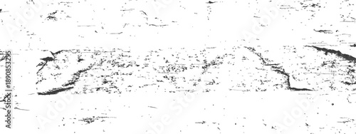 Abstract Distressed Grunge Texture Overlay Vector Background with Subtle Scratch and Crack Effects Black and White Graphic Element