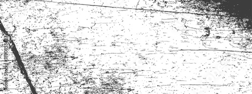 Vintage Black and White Grunge Texture Overlay Vector Illustration Distressed Rough Surface Background Effect