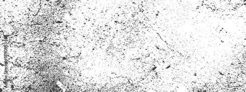 Vector black and white grunge distress texture overlay background Rough messy grain dust grit vintage abstract illustration effect