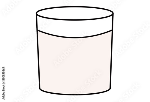 Skincare Cream Container Jar Illustration For Cosmetics, Medical Products, Beauty Care, Healthcare And Hygiene Content