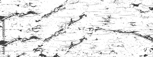 Seamless Distressed Grunge Texture Vector Background Black and White Cracked Surface Pattern Overlay