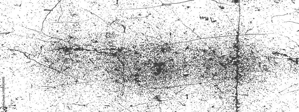 Obraz premium Distressed grunge overlay texture vector background abstract black and white scratch effect