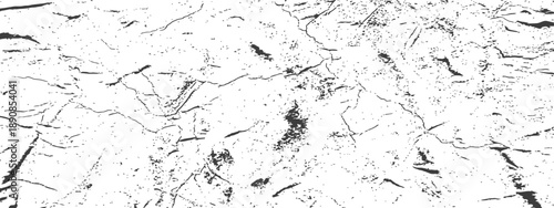 Distressed Cracked Grunge Texture Vector Overlay Background Black and White