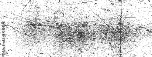 Distressed grunge overlay texture vector background abstract black and white scratch effect