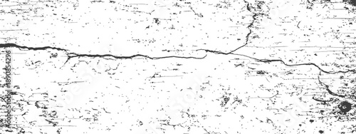 Black and white grunge texture vector overlay with cracked distressed surface rough noise and vintage dirt background effect