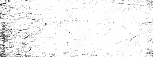 Black and white distressed grunge texture vector overlay Cracked rough wall surface background graphic resource