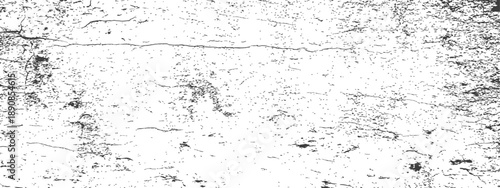 Black and White Vector Grunge Texture Overlay Distressed Effect Cracked Wall Surface Abstract Background Element