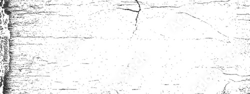 Heavy black and white grunge overlay texture vector background Cracked distressed rough surface graphic resource