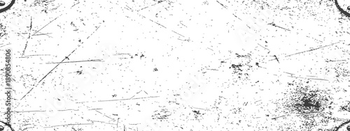 Black and white distressed grunge texture overlay abstract background scratched surface vector illustration