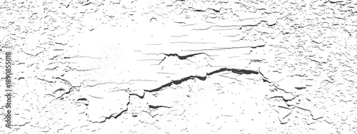 Vector Grunge Texture Overlay Cracked Paint Effect Distressed Black and White Abstract Background Pattern